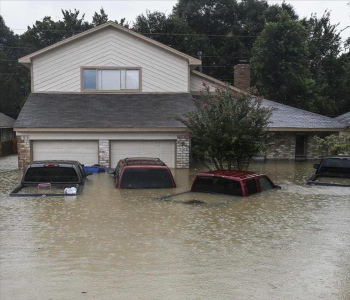 image of a flooded home