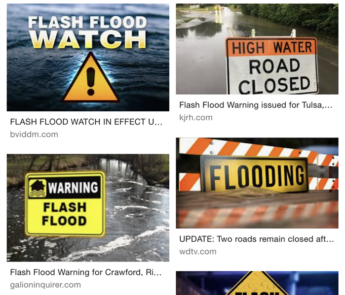 flood warning signs